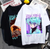 Oversize T-Shirt z nadrukiem Hunter x Hunter Czarny S