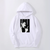 Oversized Hoodie with Hunter x Hunter anime print White S