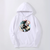 Oversized Hoodie with My Hero Academia anime print White S