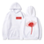 Oversized Hoodie with Tokyo Ghoul anime print White S