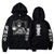 Oversize Hoodie mit Demon Slayer Anime Print SCHWARZ S H0127 фото