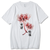 Oversized T-Shirt with Print Tokyo Ghoul White S