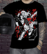 Oversize T-Shirt z nadrukiem Chainsaw Man Czarny S