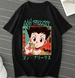 Oversized T-Shirt with Print Hunter x Hunter Black S