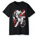 Oversized T-Shirt with Print Chainsaw Man Black S