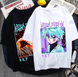 Oversize T-Shirt z nadrukiem Hunter x Hunter Czarny S