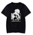 Oversize T-Shirt z nadrukiem jujutsu kaisen Czarny S