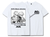 Oversized T-Shirt with Print JoJo's Bizarre Adventure White S