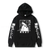 Oversized Hoodie with Tokyo Revengers anime print Black S