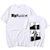 Oversized T-Shirt with Print Tokyo Revengers White S