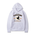 Oversized Hoodie with Haikyu! Anime Print White S