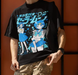 Oversize T-Shirt mit Print Sailor Moon Schwarz S T0259 фото 2