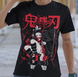 Oversize T-Shirt z nadrukiem Demon Slayer Czarny S