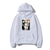 Bleach Oversized Hoodie with Bleach anime print White S