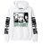 Oversize Hoodie mit Anime-Druck Spy x Family WEIß S H0290 фото