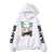 Oversize Hoodie mit Anime-Druck Spy x Family WEIß S H0303 фото