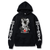 Oversize bluza z nadrukiem anime Death Note CZARNY S