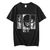 Oversize T-Shirt mit Print Attack on Titan Schwarz S T0016 фото