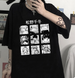 Oversized T-Shirt with Print Tokyo Revengers Black S