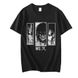 Oversize T-Shirt mit Print Attack on Titan Schwarz S T0016 фото 1