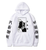 Oversize Hoodie mit Anime-DruckJujutsu KaisenWEIß S H0225 фото