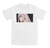 Oversize T-Shirt mit Print Darling in the FranXX Weiß S T0084 фото