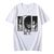 Oversized T-Shirt with Print Attack on Titan White S