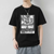 Oversized T-Shirt with Print Evangelion Black S