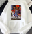 Oversized hoodie with anime print Evangelion WHITE S