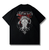 Oversized T-Shirt with Print jujutsu kaisen Black S