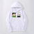 Oversized Hoodie with Hunter x Hunter anime print White S