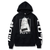 Oversized hoodie with Darling in the FranXX anime print BLACK S