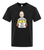 Oversize T-Shirt mit Print Onepunchman Schwarz S T0300 фото