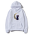 Oversized Hoodie with Sailor Moon anime print White S