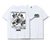 Oversized T-Shirt with Print JoJo's Bizarre Adventure White S